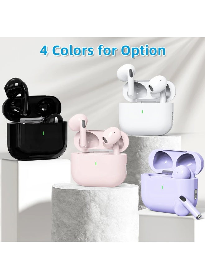 GOOJODOQ TWS Bluetooth Earphone Stereo Bluetooth 5.3 Wireless Bluetooth Earphones ( Purple ) - Image 2